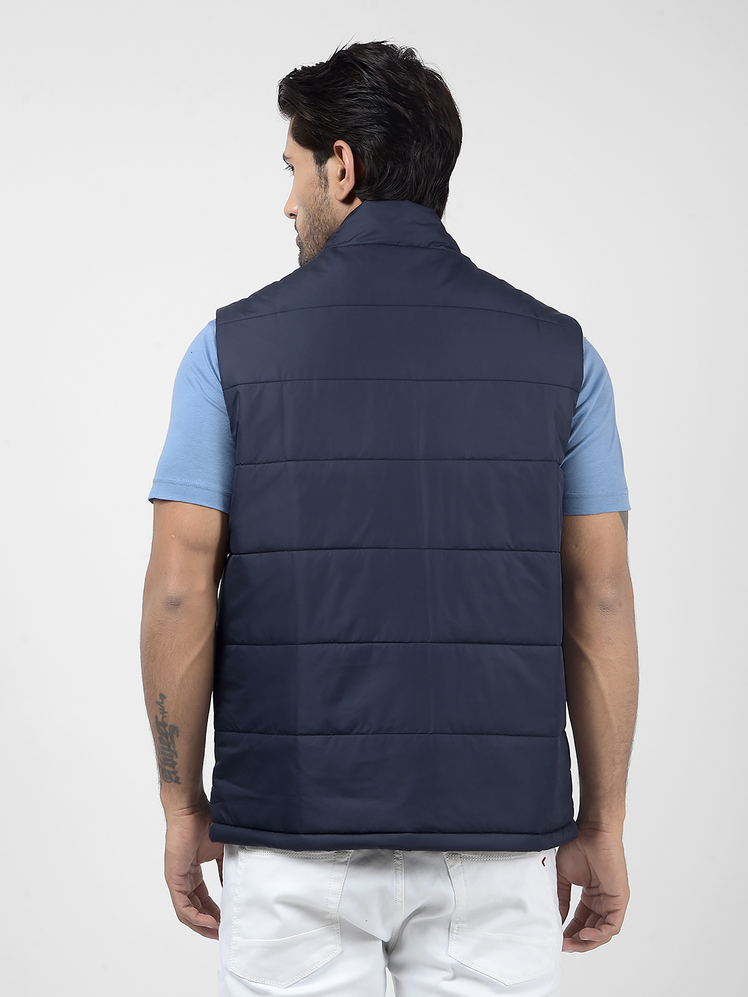 Numero Uno Men Solid Navy Jacket